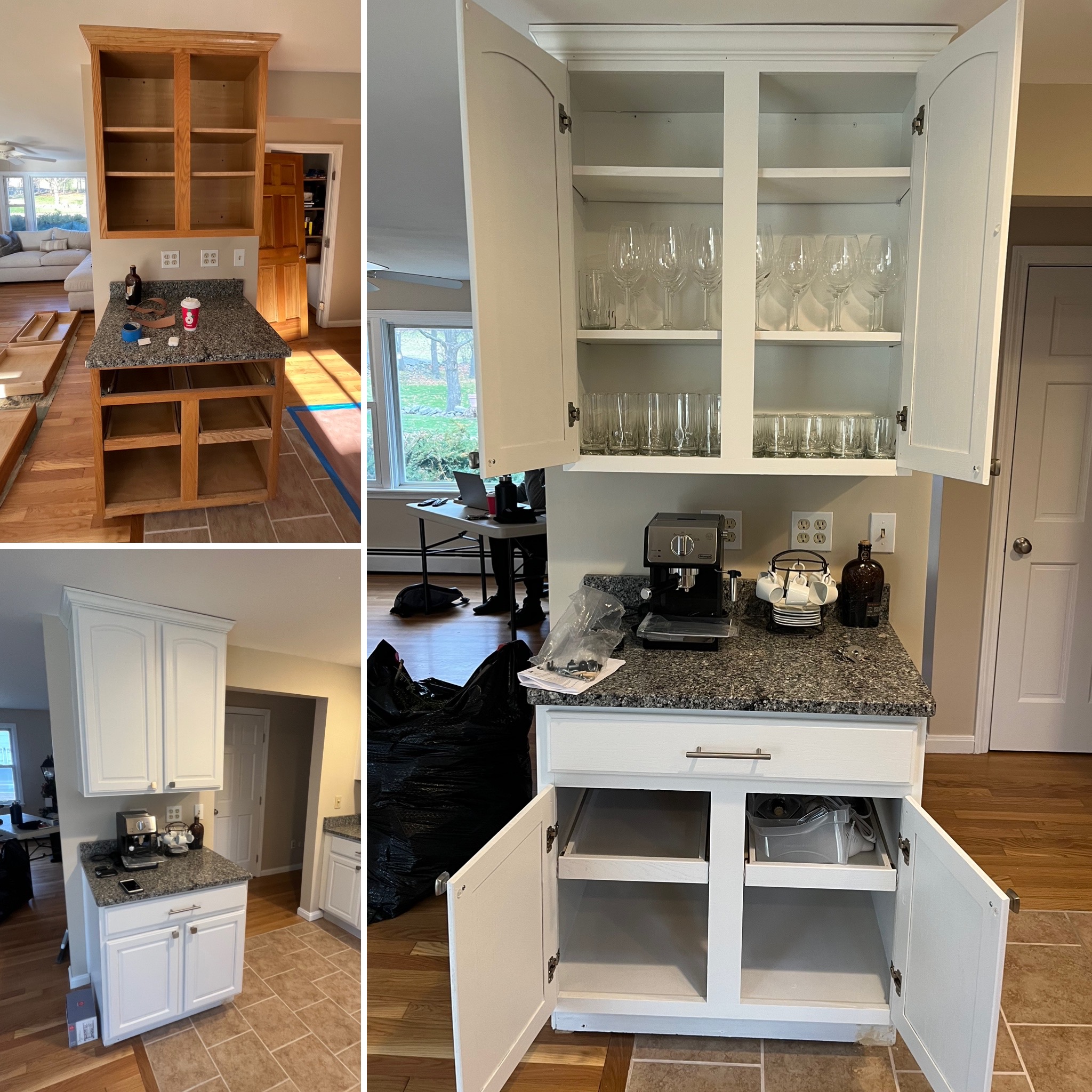 Built-in cabinet and finish carpentry project